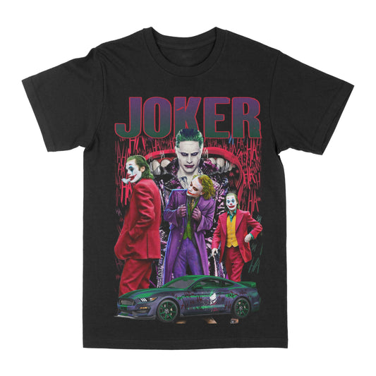Joker Car Graphic Tee Style001