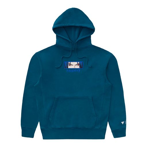 SHIPPUDEN SASUKE EYES HOODIE (VINTAGE BLUE)