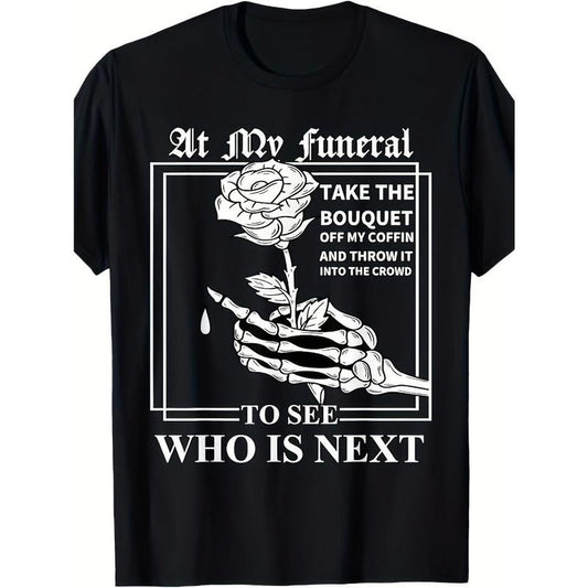 men's style, taking the bouquet off the coffin at my funeral, men's outdoor casual top, comfort and fashion coexist Made in USA