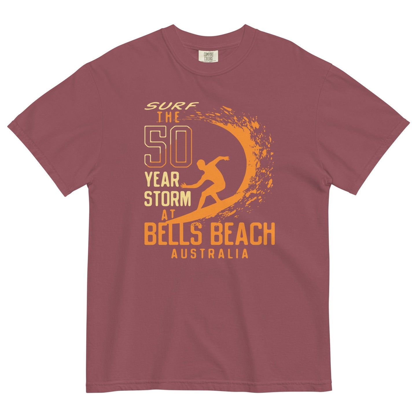 50 Year Storm At Bells Beach Men's Relaxed Fit Tee