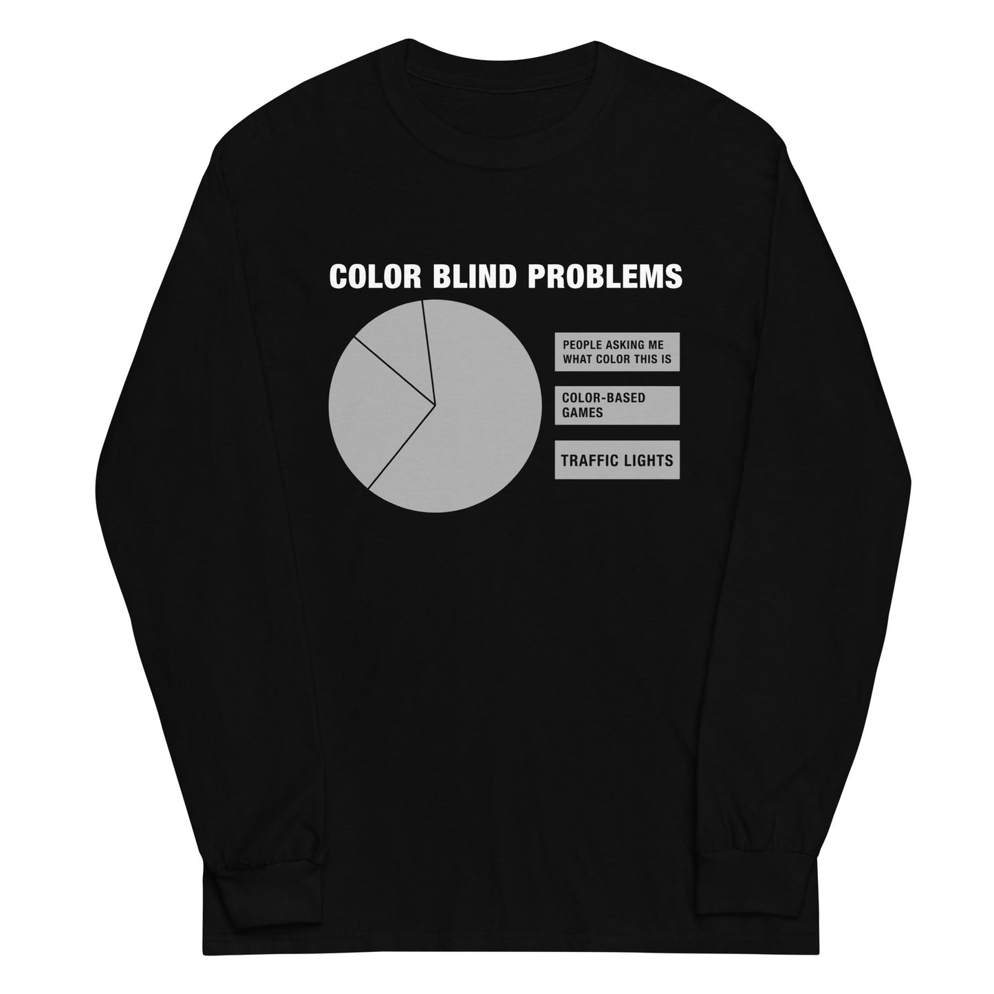 Color Blind Problems Unisex Long Sleeve Tee