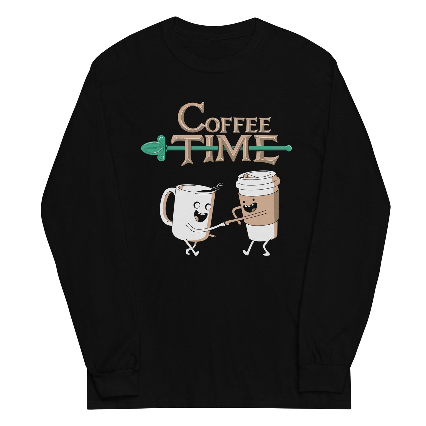 Coffee Time Unisex Long Sleeve Tee