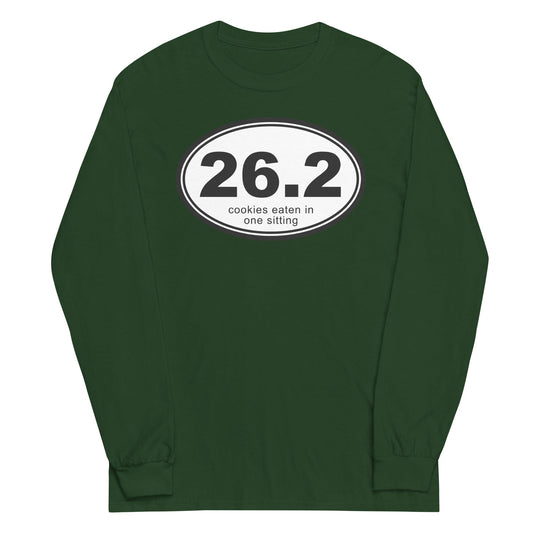 26.2 Cookies Eaten In One Sitting Unisex Long Sleeve Tee