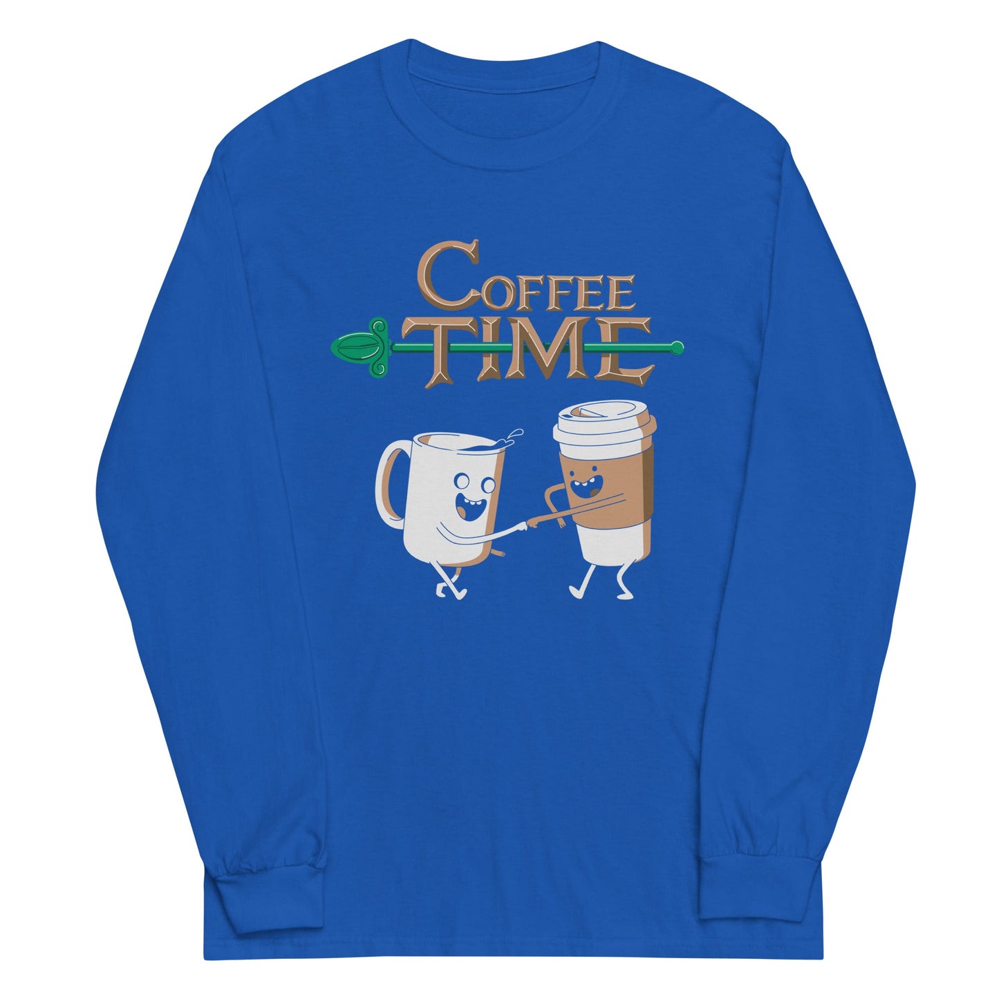 Coffee Time Unisex Long Sleeve Tee