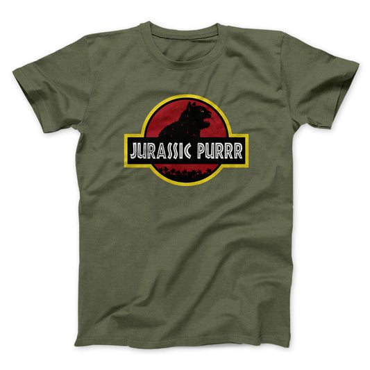 Jurassic Purr Funny Movie Men/Unisex T-Shirt