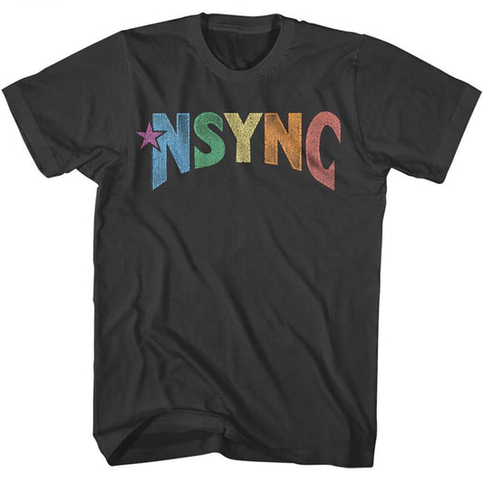 *NSYNC - Multi Color Logo2 Boyfriend Tee