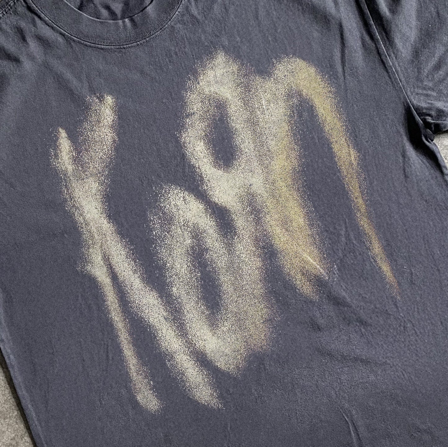 KORN BAND LOGO NOISE HEAVYWEIGHT BLACK T-SHIRT