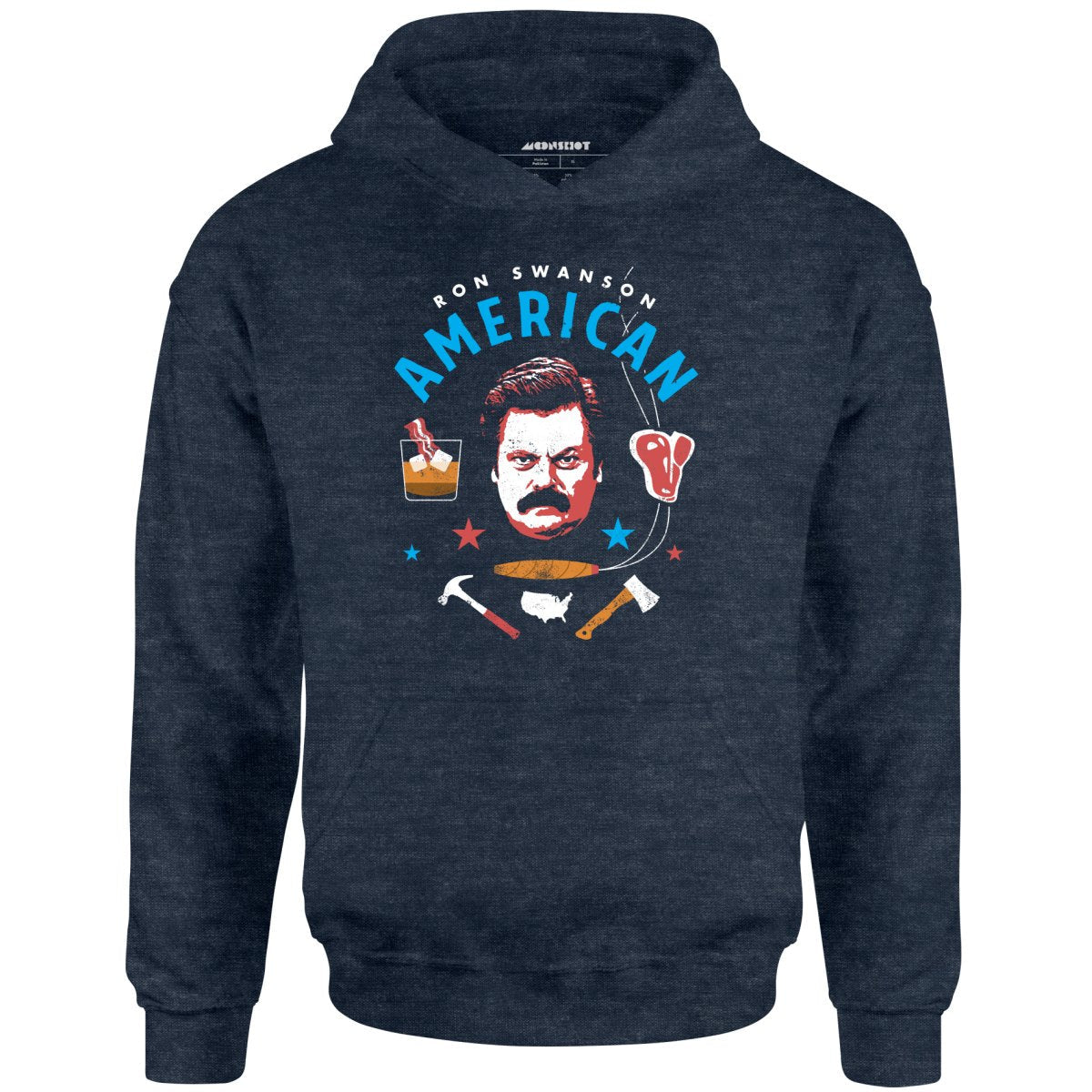 Ron Swanson American - Unisex Hoodie