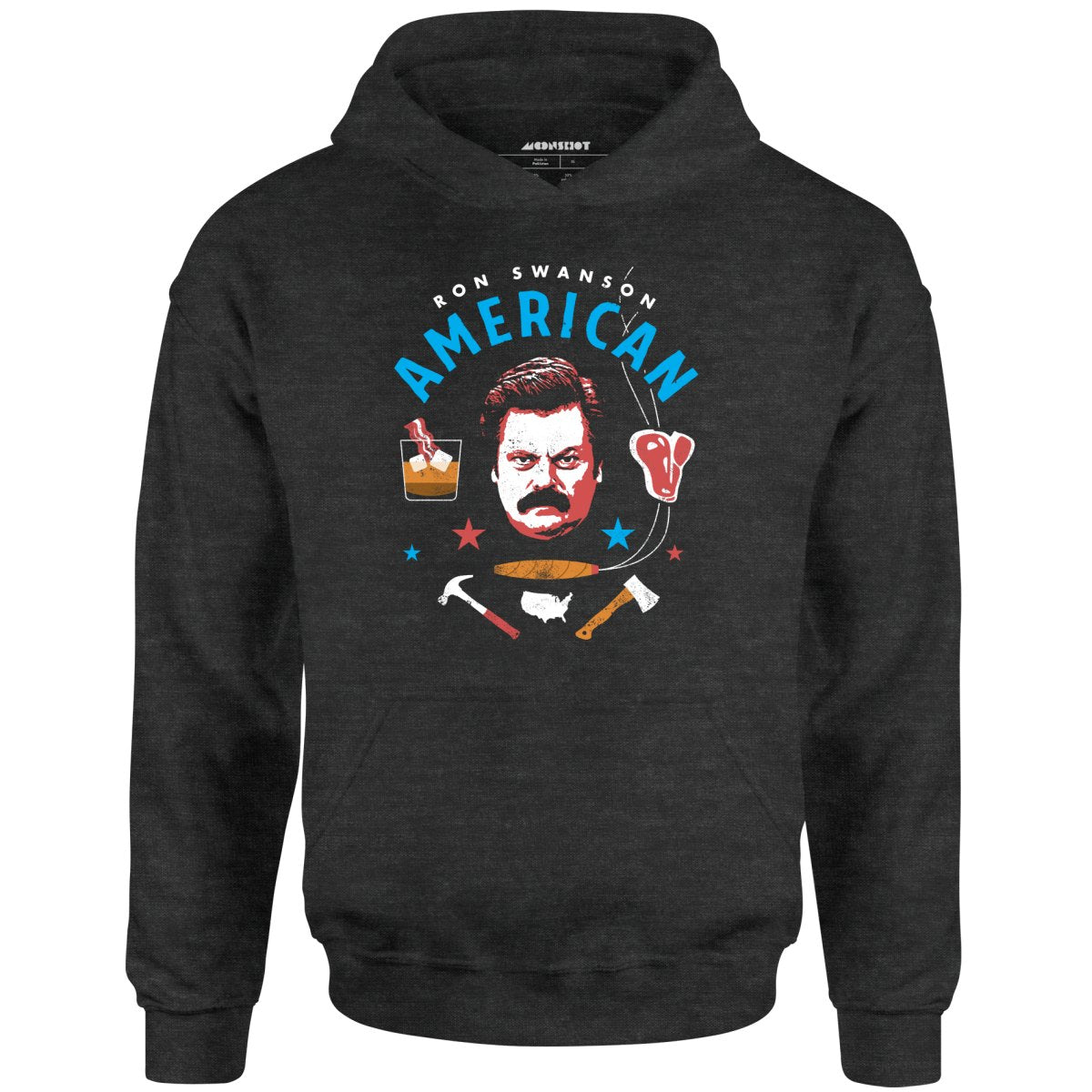 Ron Swanson American - Unisex Hoodie