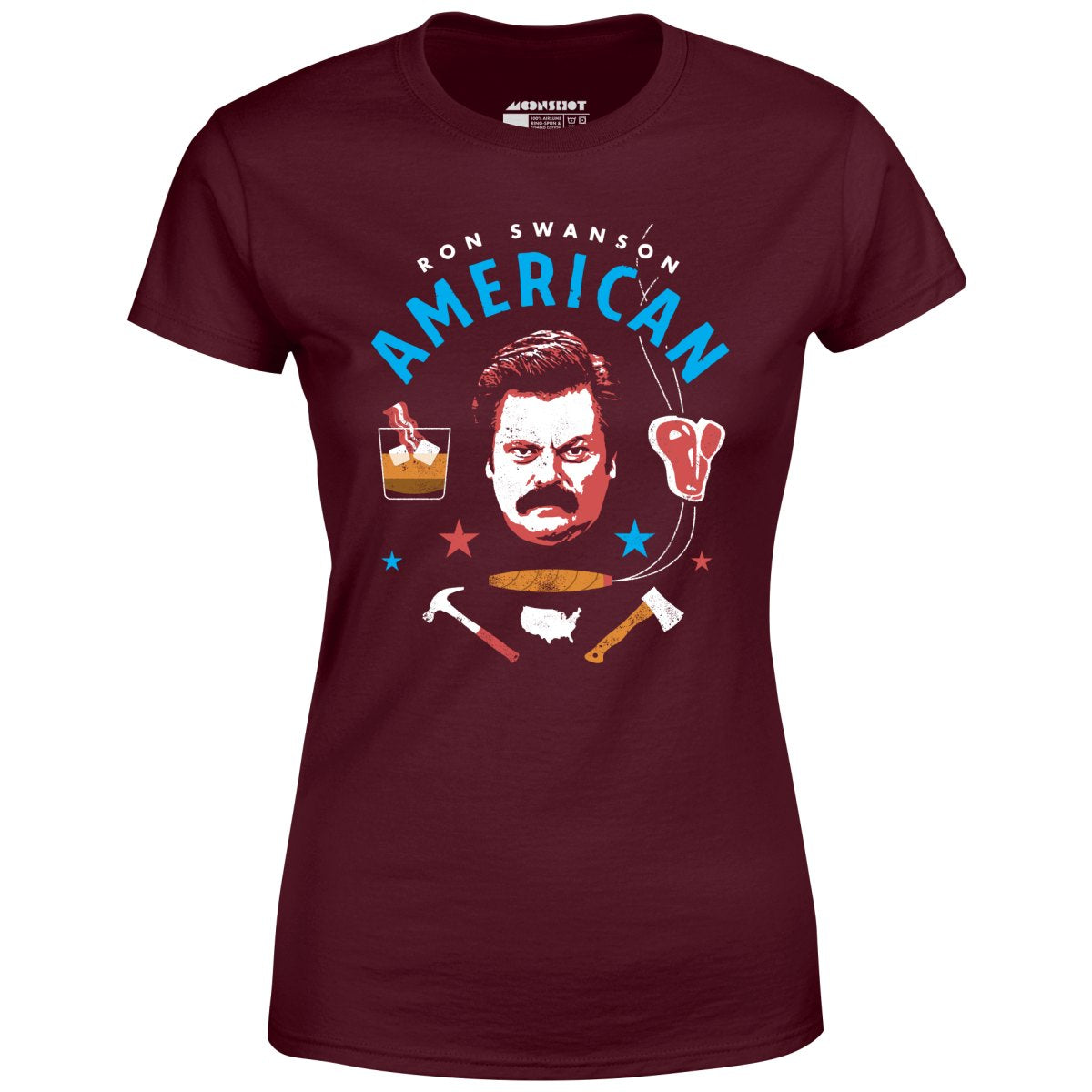 Ron Swanson American - Women's T-Shirt