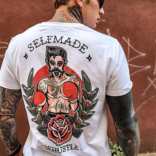 selfmake man T-shirt - Naughty Clothes Men