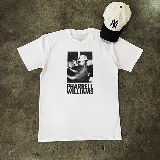 'PHARELL' COOKIN HEAVYWEIGHT WHITE T-SHIRT