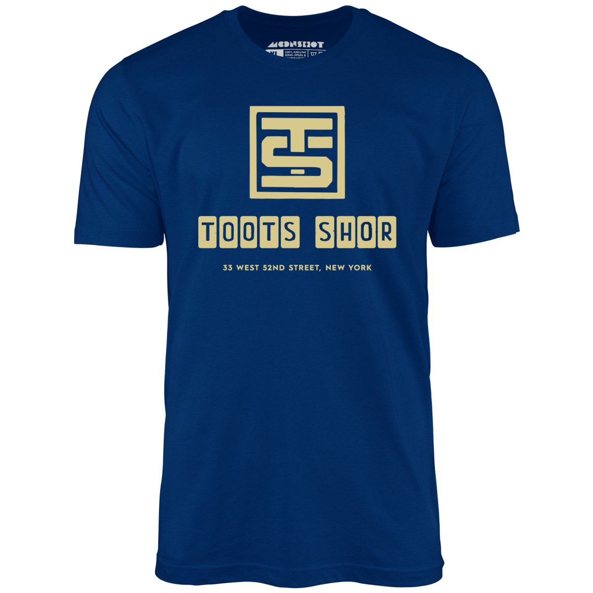 Toots Shor Logo - Manhattan, NY - Vintage Restaurant - Unisex T-Shirt
