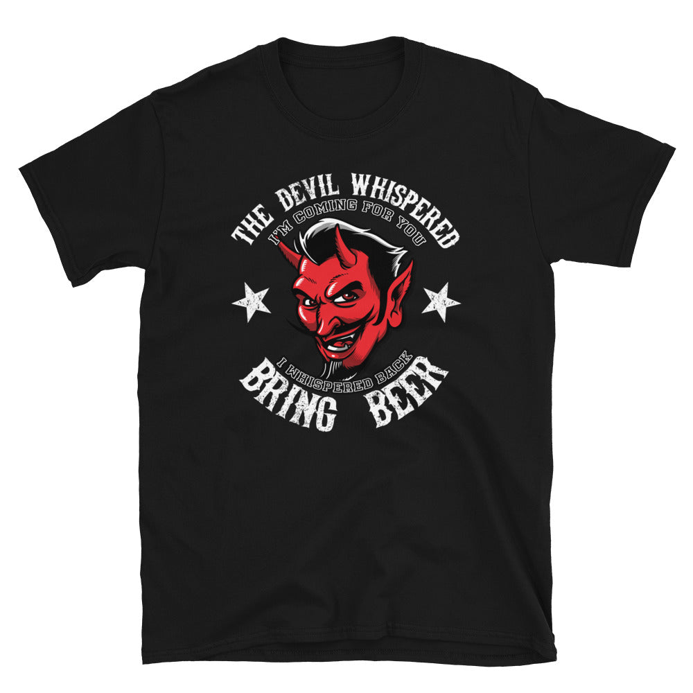 The Devil Whispered Beer Vintage Greaser T-Shirt