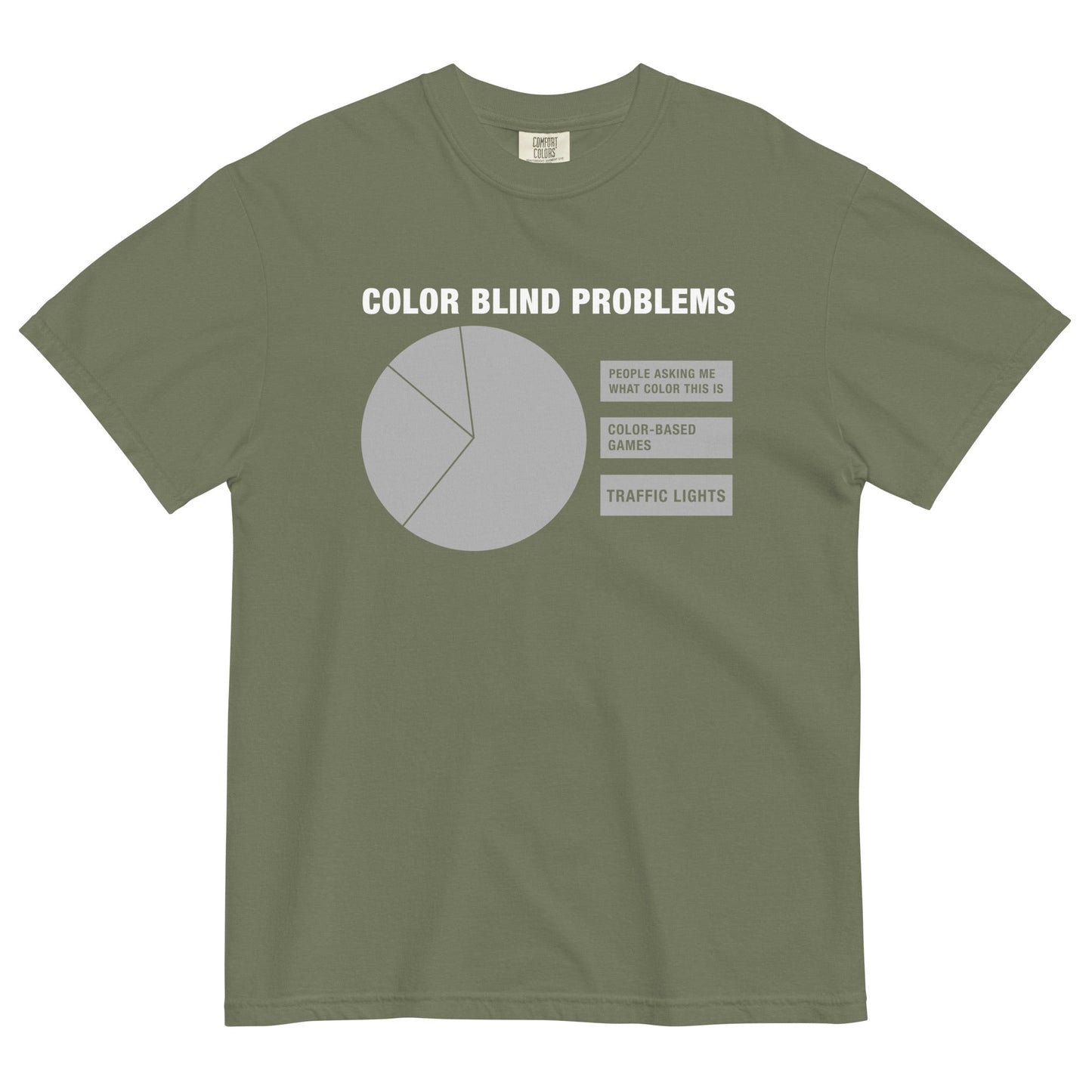 Color Blind Problems Men's Relaxed Fit Tee