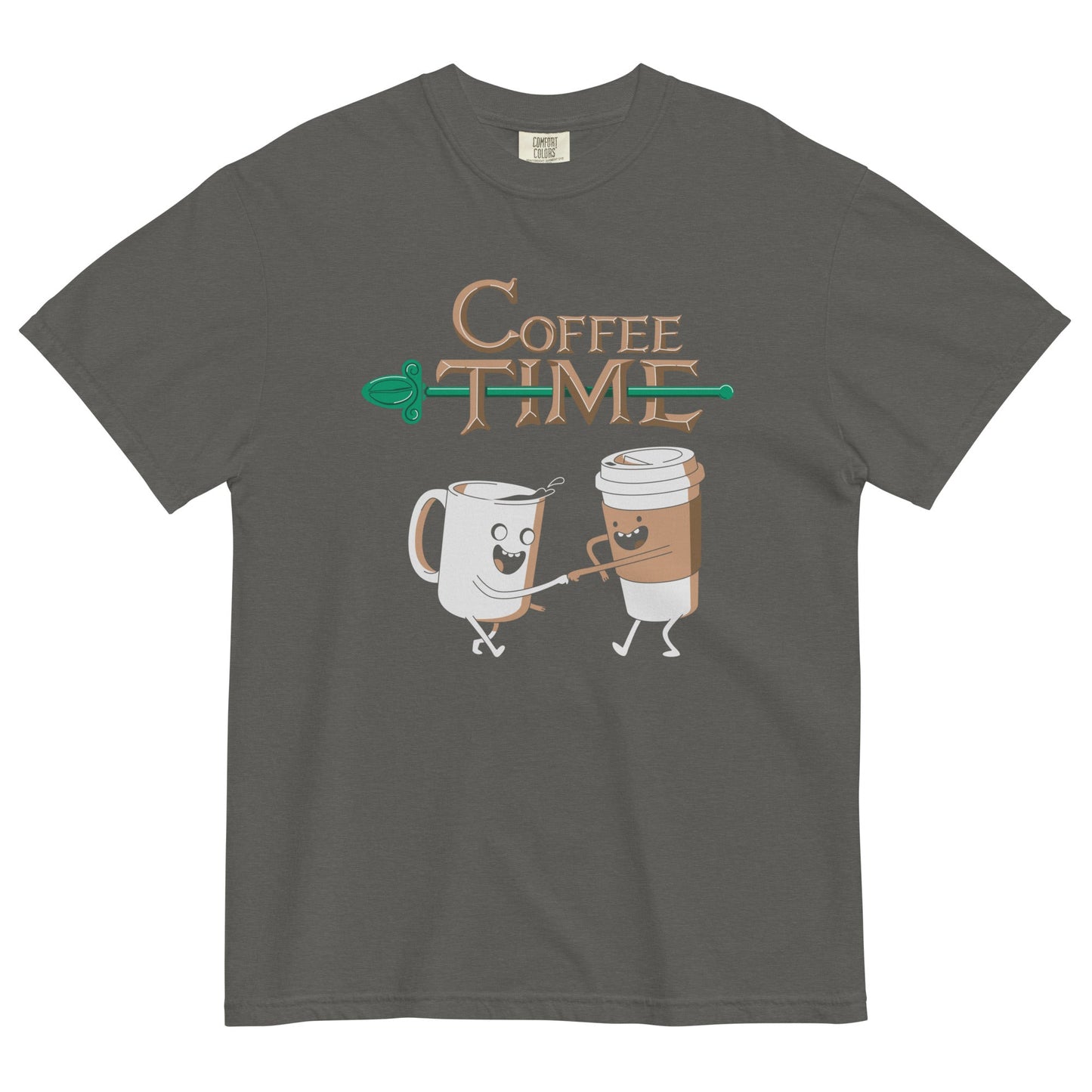 Coffee Time Men's Relaxed Fit Tee