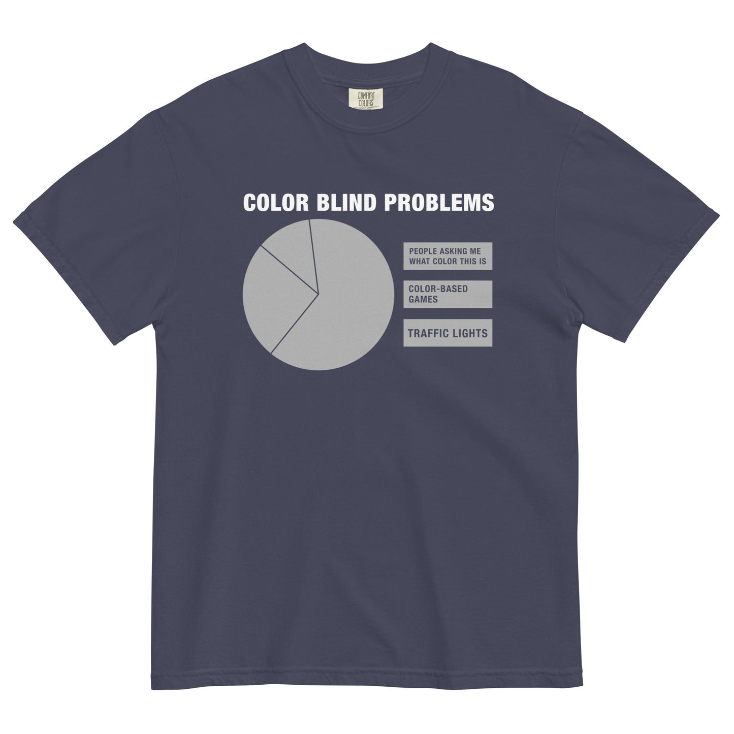 Color Blind Problems Men's Relaxed Fit Tee