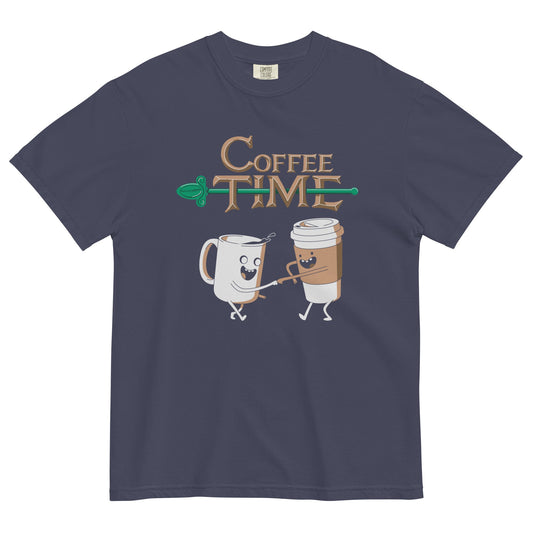 Coffee Time Men's Relaxed Fit Tee