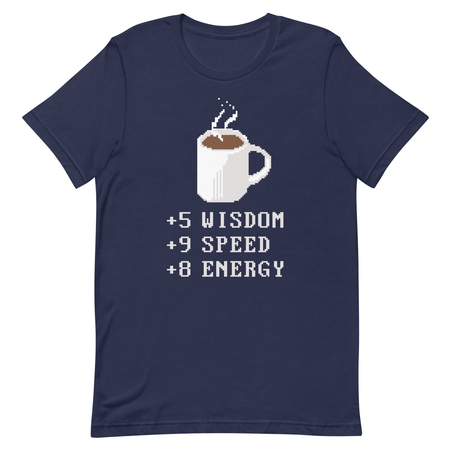 Coffee Plus To Stats Men's Signature Tee
