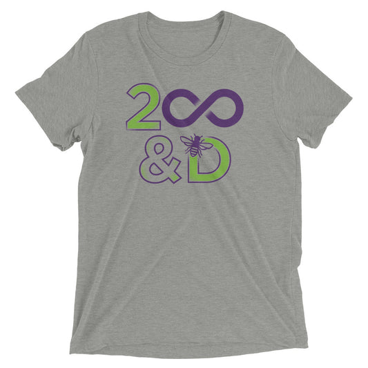 2 Infinity And B On D Men's Tri-Blend Tee