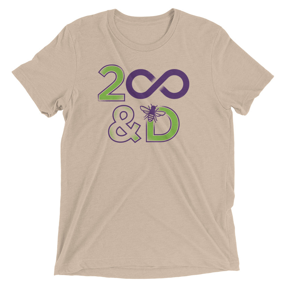 2 Infinity And B On D Men's Tri-Blend Tee