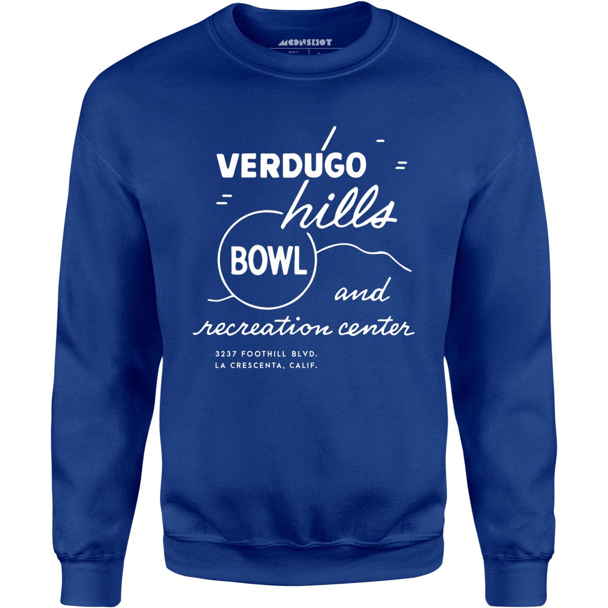 Verdugo Hills v2 - La Crescenta, CA - Vintage Bowling Alley - Unisex Sweatshirt