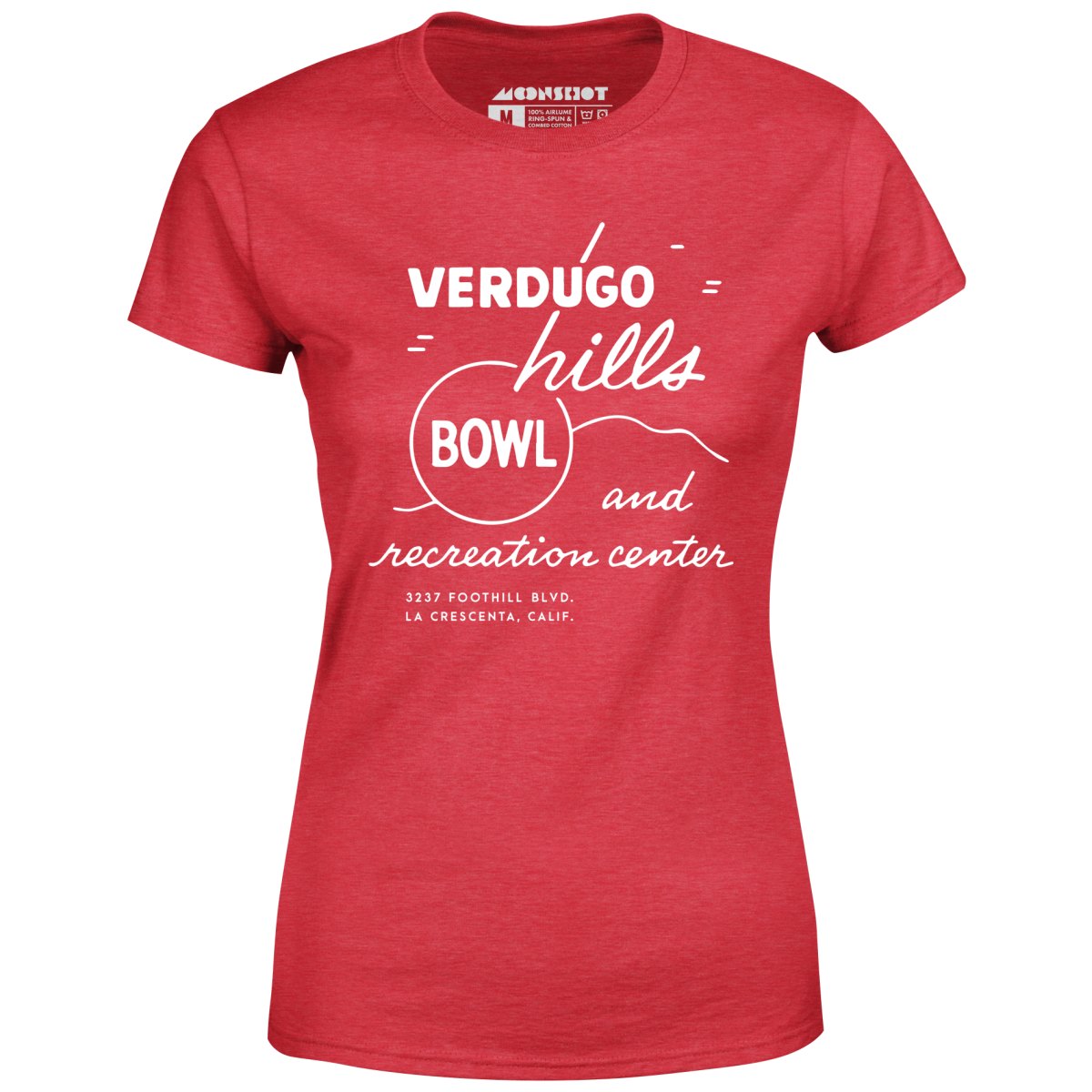 Verdugo Hills v2 - La Crescenta, CA - Vintage Bowling Alley - Women's T-Shirt