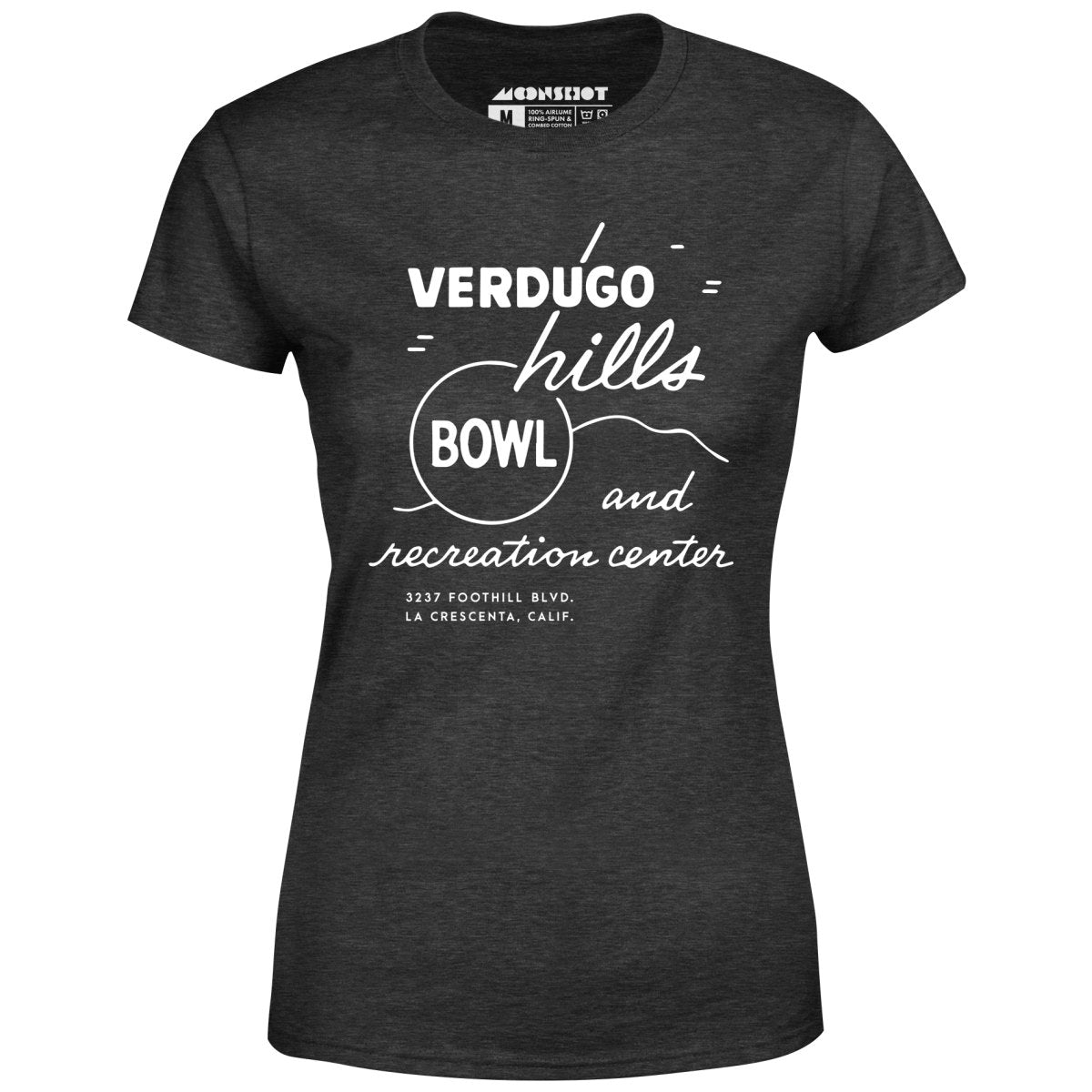 Verdugo Hills v2 - La Crescenta, CA - Vintage Bowling Alley - Women's T-Shirt