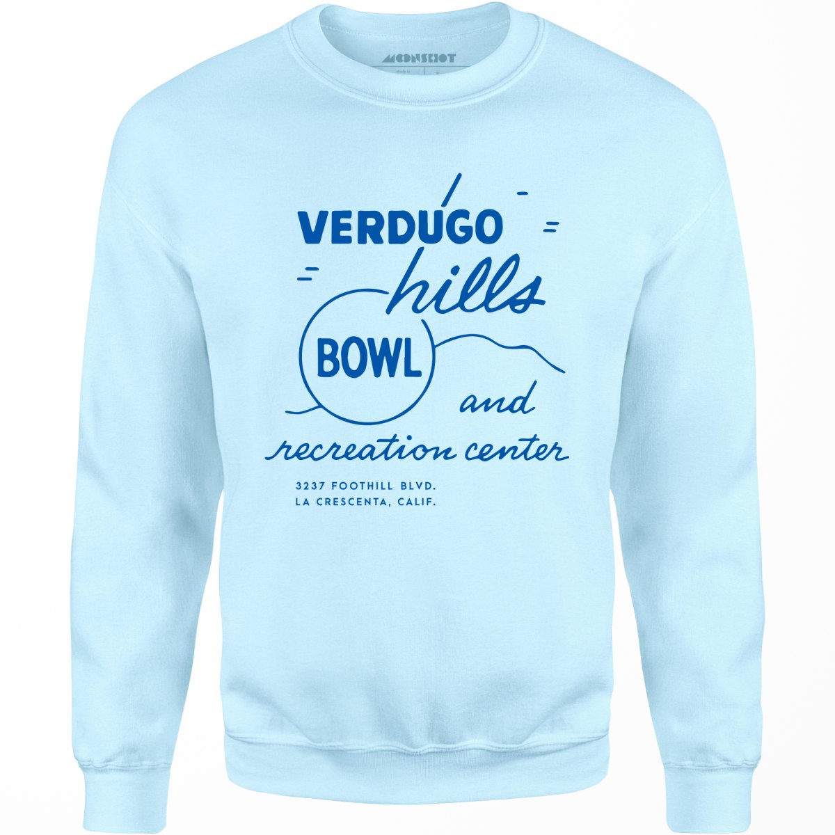 Verdugo Hills v2 - La Crescenta, CA - Vintage Bowling Alley - Unisex Sweatshirt
