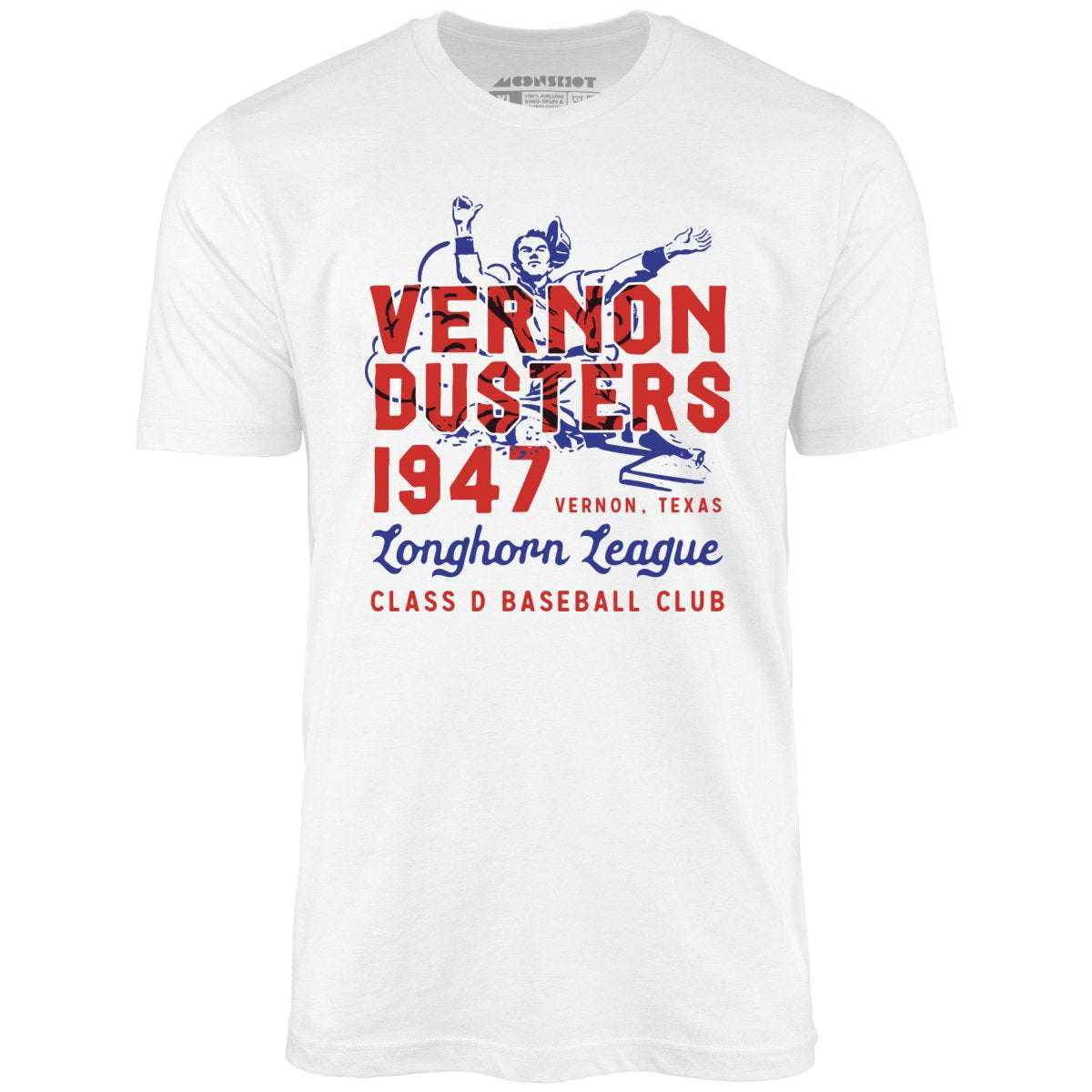 Vernon Dusters - Texas - Vintage Defunct Baseball Teams - Unisex T-Shirt