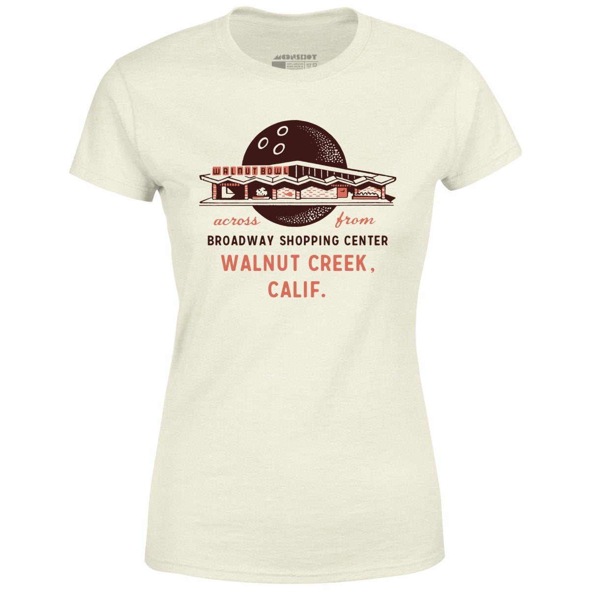 Walnut Bowl - Walnut Creek, CA - Vintage Bowling Alley - Women's T-Shirt