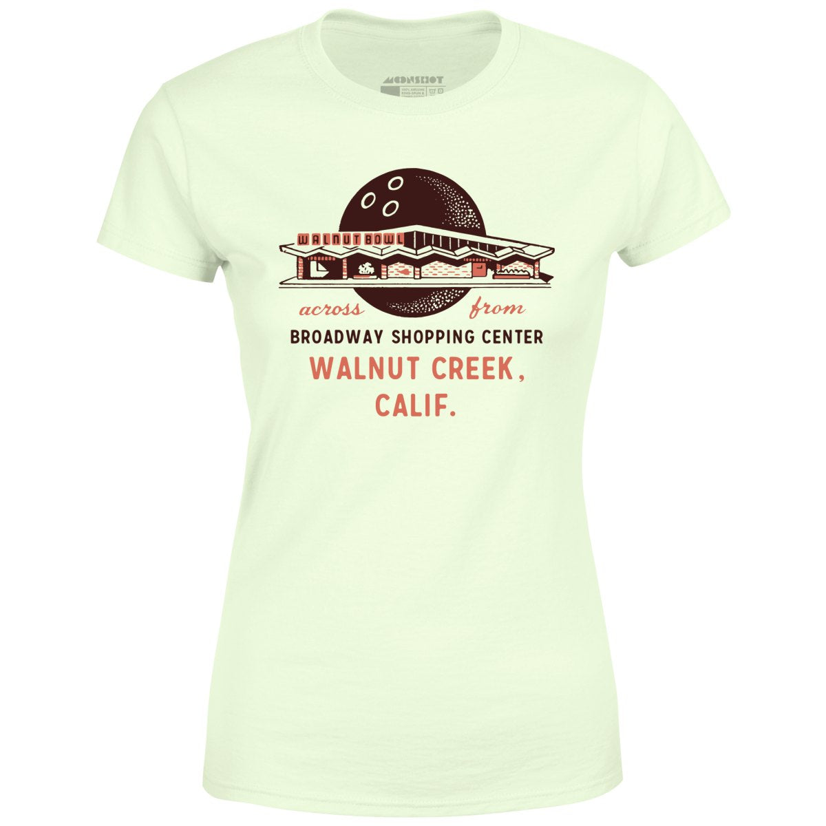 Walnut Bowl - Walnut Creek, CA - Vintage Bowling Alley - Women's T-Shirt
