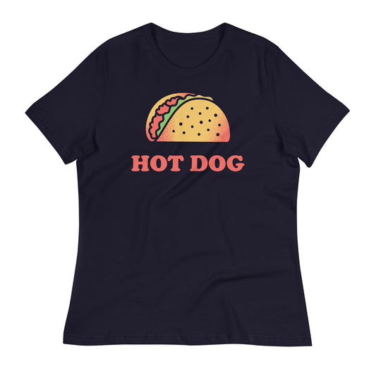 Taco Is A Hotdog Women's Signature Tee