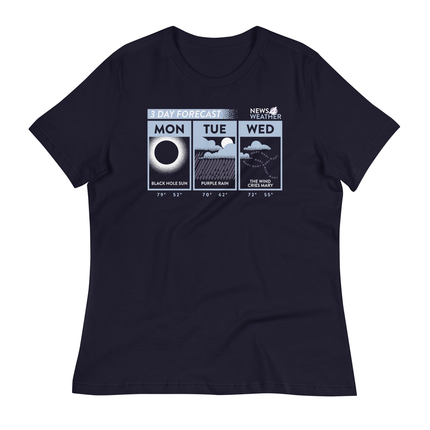 3 Day Forecast Women's Signature Tee