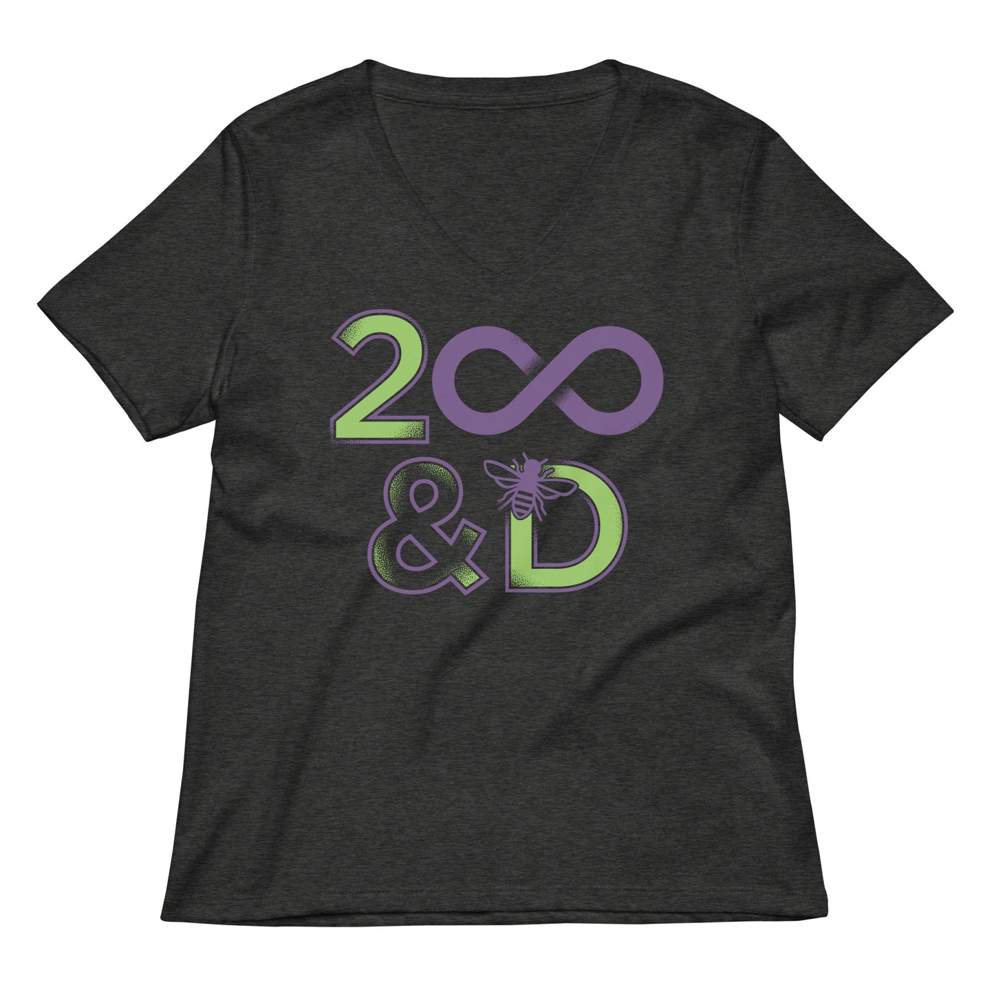 2 Infinity And B On D Women's V-Neck Tee