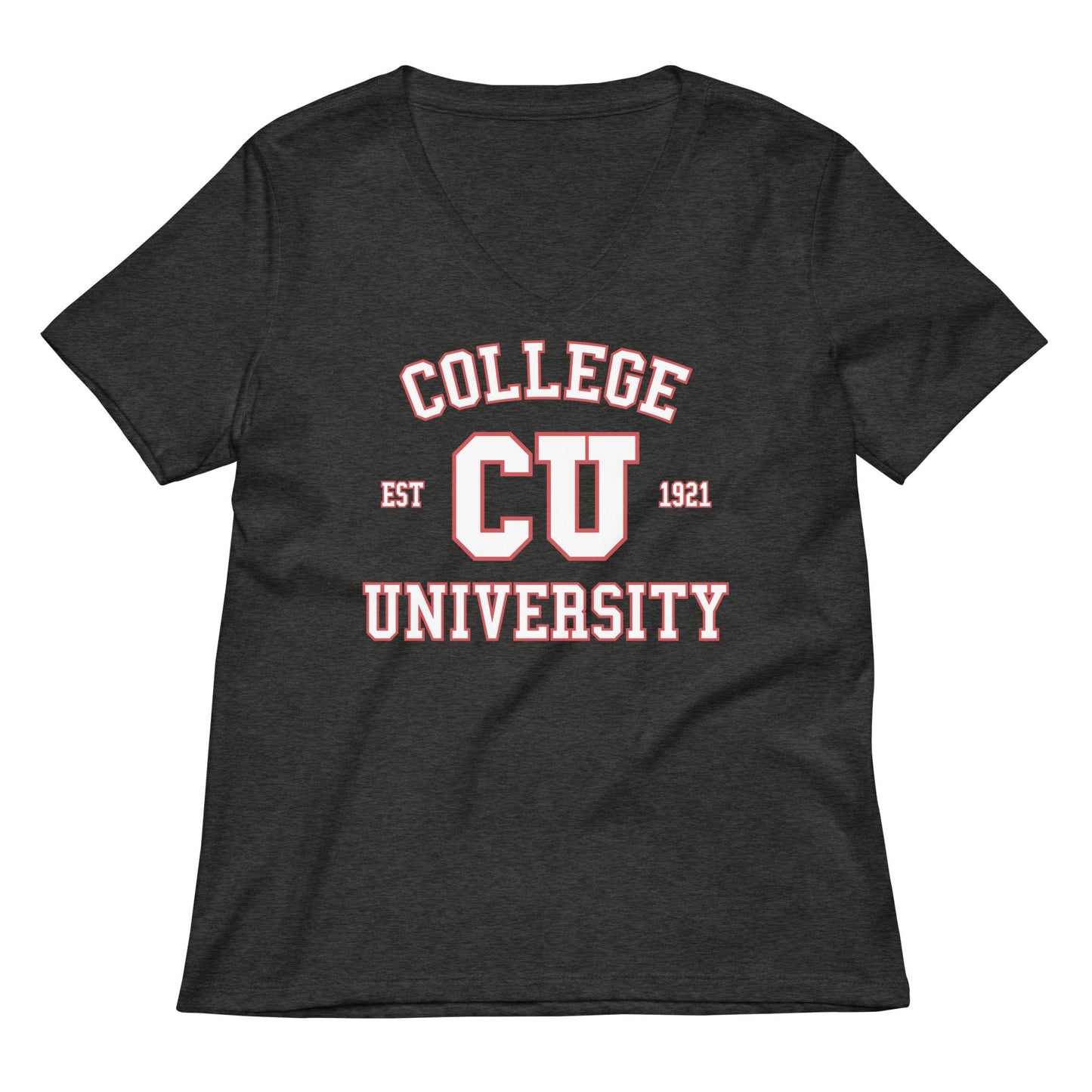 College University Women's V-Neck Tee