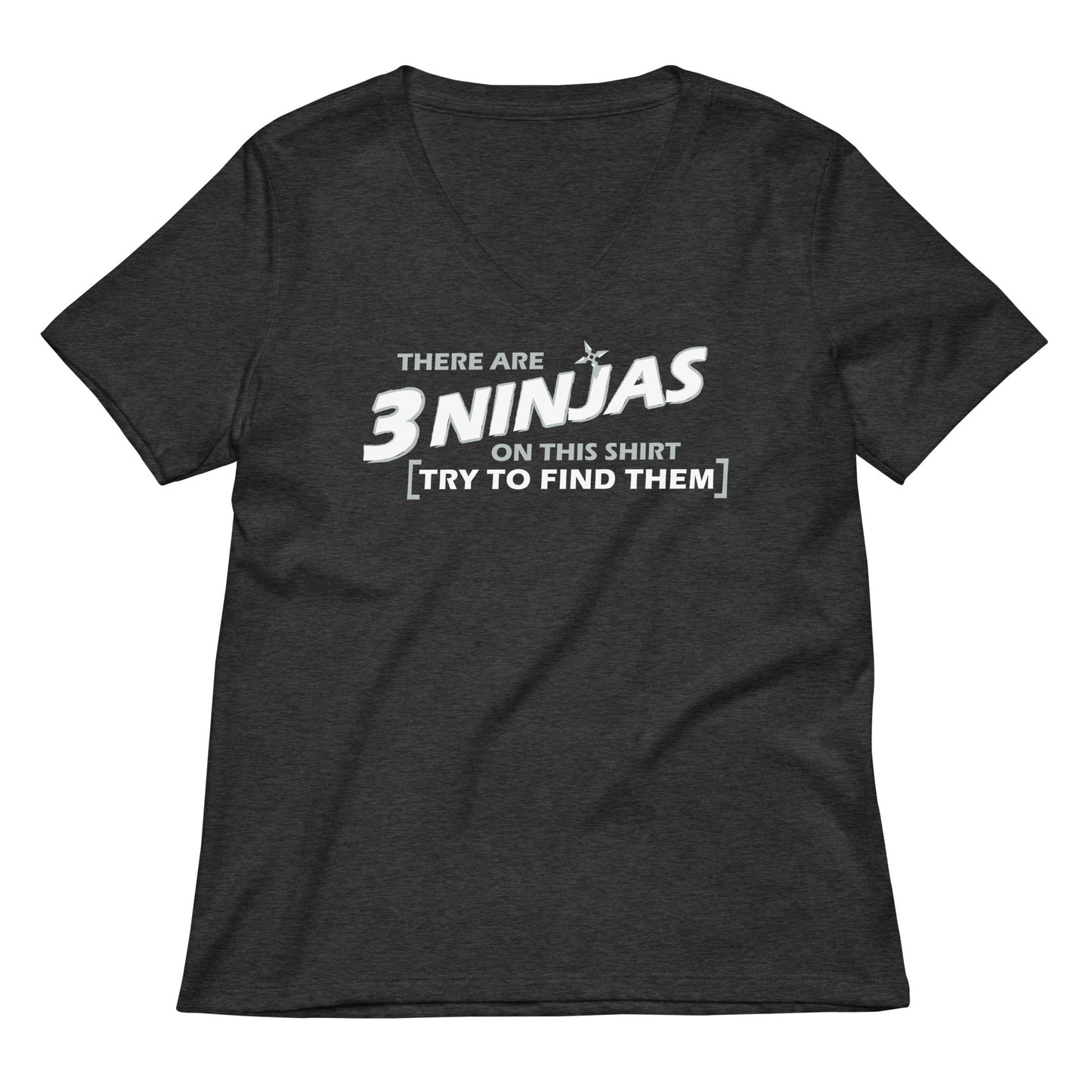 3 Ninjas Women's V-Neck Tee
