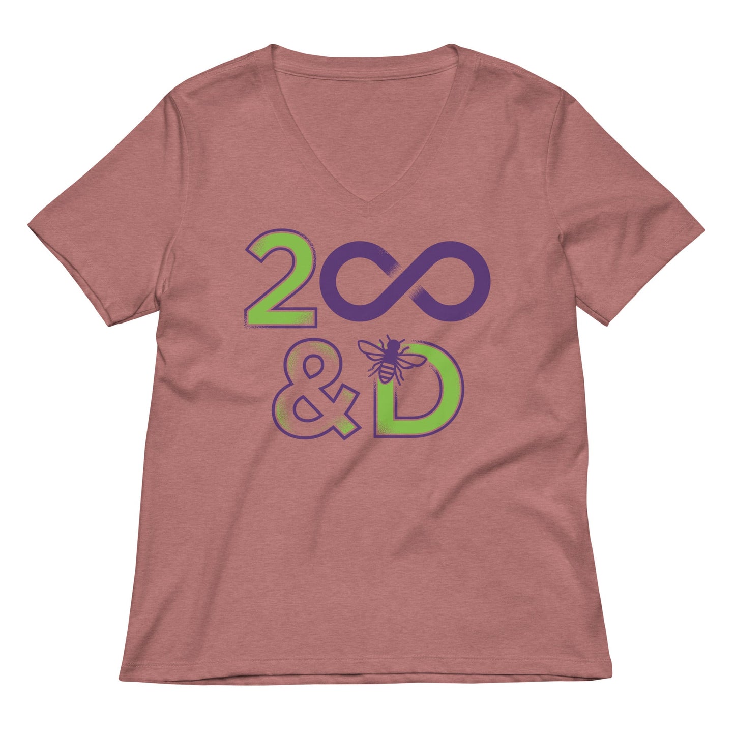 2 Infinity And B On D Women's V-Neck Tee
