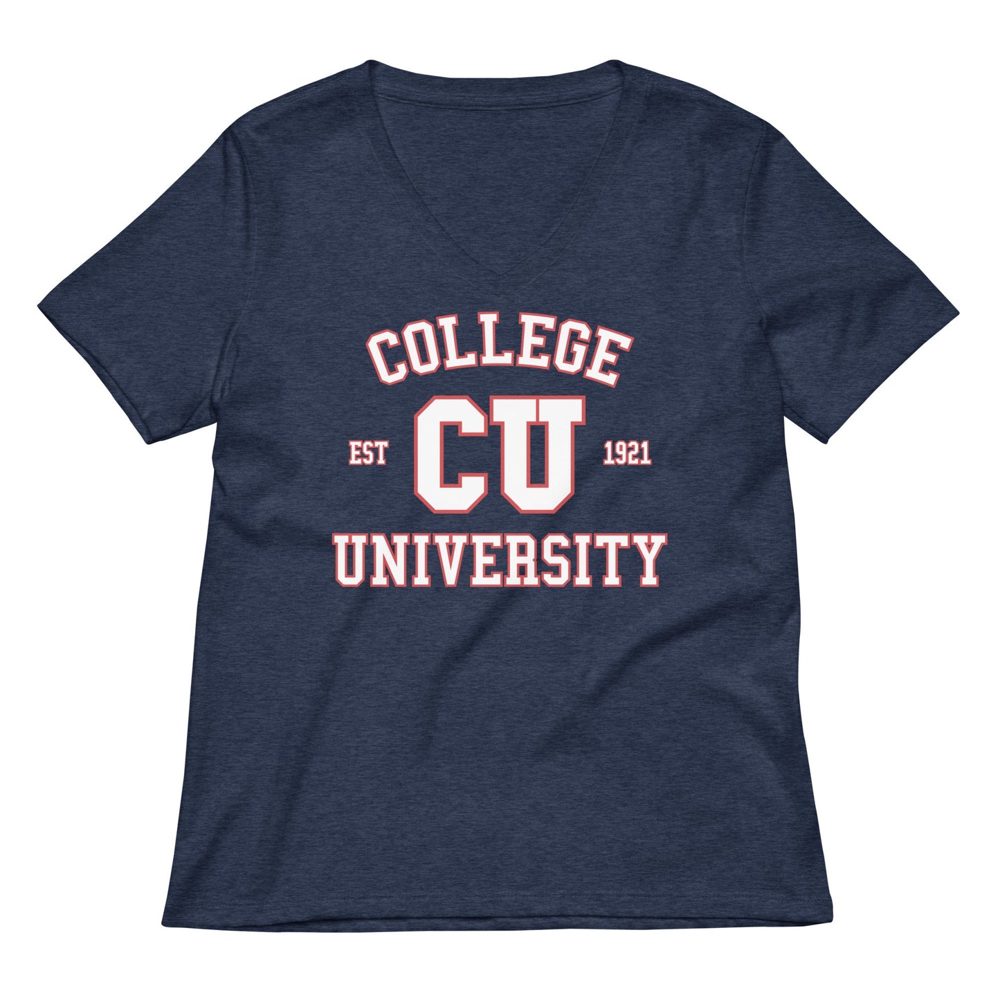 College University Women's V-Neck Tee