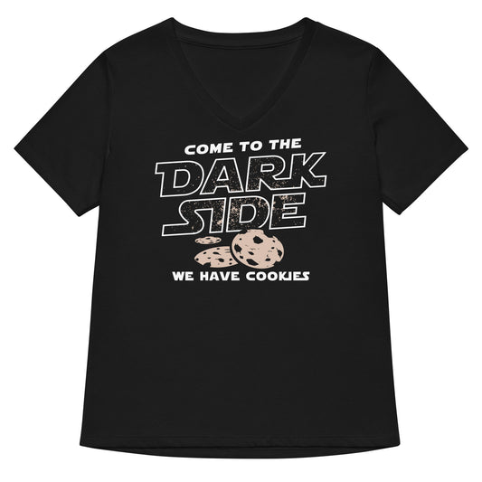 Come To The Dark Side, We Have Cookies Women's V-Neck Tee