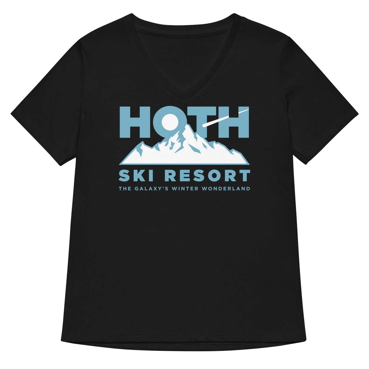 Hoth Ski Resort Women's V-Neck Tee