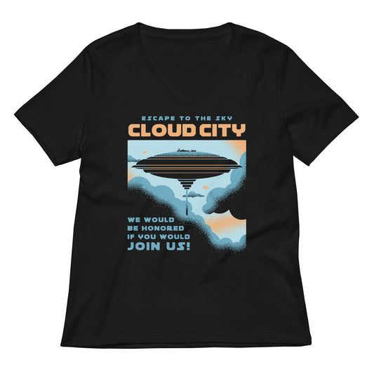 Cloud City Women's V-Neck Tee