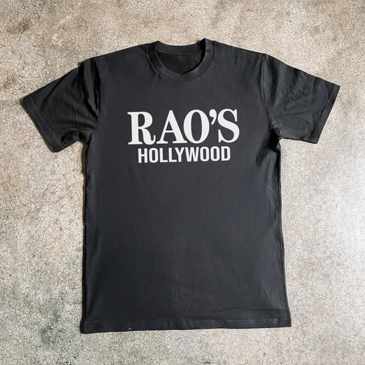 'RAO'S HOLLYWOOD' BLACK T-SHIRT